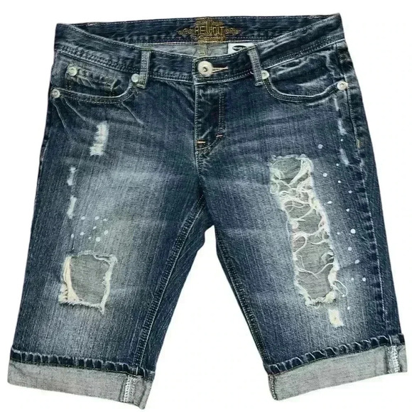 Revolt Jean Shorts - Picture 1 of 3